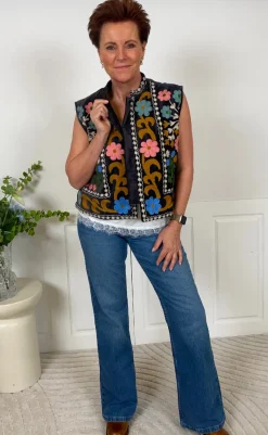 Vest - Bin - Washed Black Veste