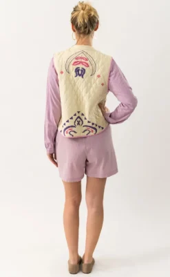 Clearance Vest - Cairo - Creme Veste