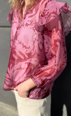 Hot Love & Divine Bluse - Love1342 - Blush Comb Bluser