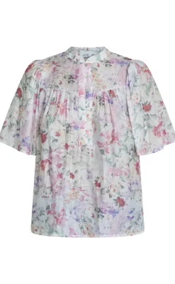 Love & Divine Bluse - Love1123-7 - Pastel Flower Bluser