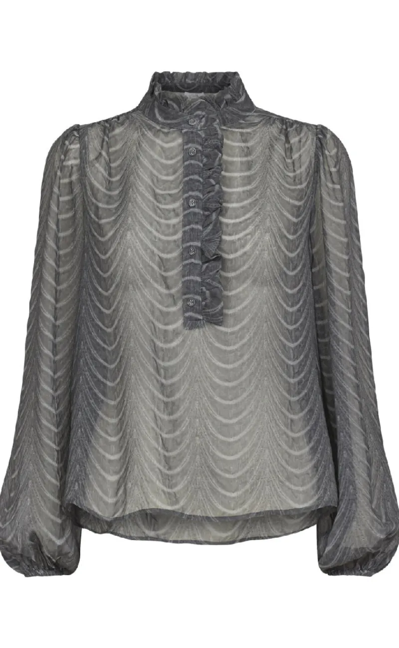 Online Love & Divine Bluse - Love1212 - D. Grey Bluser