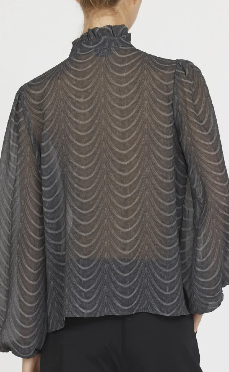 Online Love & Divine Bluse - Love1212 - D. Grey Bluser