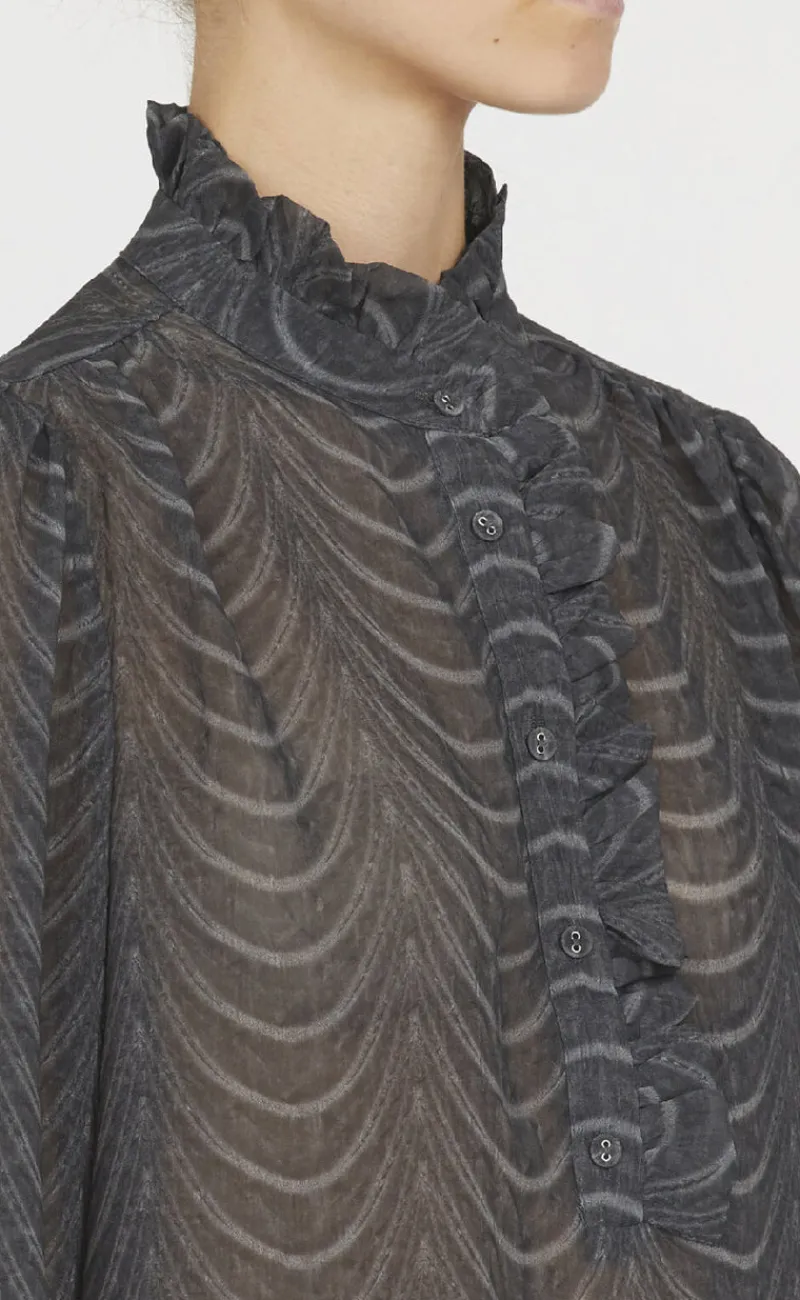 Online Love & Divine Bluse - Love1212 - D. Grey Bluser