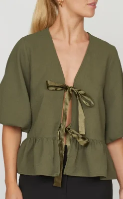 Online Love & Divine Bluse - Love1131 - D. Olive Bluser