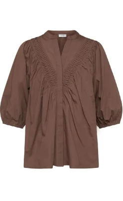 Hot Love & Divine Bluse - Love1310 - Mocha Bluser