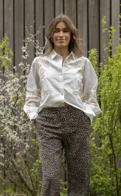 Best Love & Divine Bluse - Love1142 - White/Sand Bluser