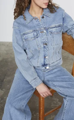 New Love & Divine Jakke - Love1304 - L.Denim Jakker & Frakker|Alt Overtøj