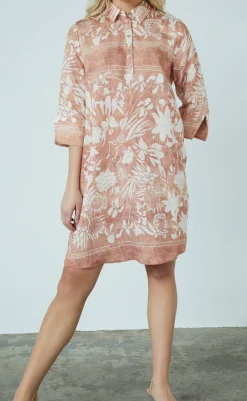 Clearance Love & Divine Kjole - Love441-38 - Flower Powder Kjoler