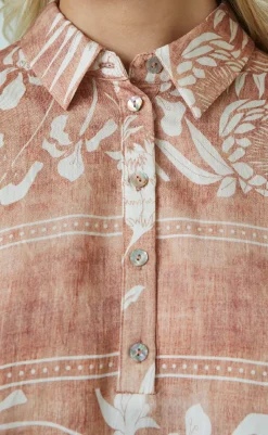 Clearance Love & Divine Kjole - Love441-38 - Flower Powder Kjoler