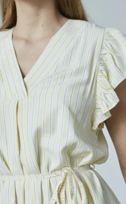 Online Love & Divine Kjole - Love1383 - Baby Pink/Stripe Kjoler