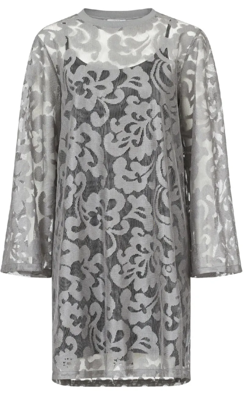 New Love & Divine Kjole - Love1263 - Silver Grey Kjoler