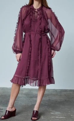 Online Love & Divine Kjole - Love1359 - D. Bordeaux Kjoler