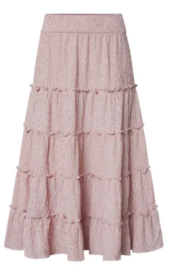 Best Love & Divine Nederdel - Love1326 - Red/White Stripe Nederdele