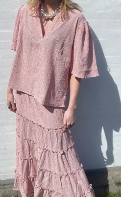 Best Love & Divine Nederdel - Love1326 - Red/White Stripe Nederdele