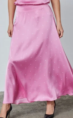 Online Love & Divine Nederdel - Love908-1 - Pink/Dot Nederdele