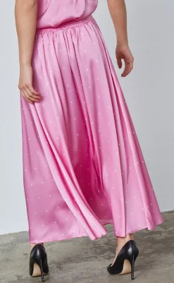 Online Love & Divine Nederdel - Love908-1 - Pink/Dot Nederdele