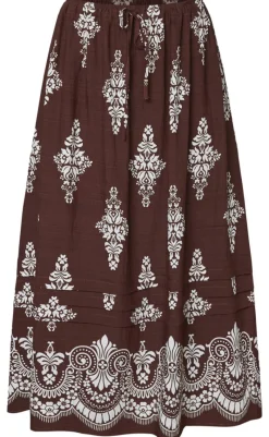 Best Love & Divine Nederdel - Love1369 - Brown/Paisley Nederdele