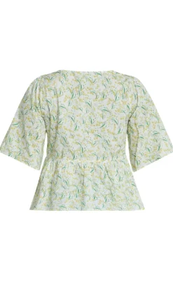 Discount Love & Divine Skjorte - Love1372 - Yellow Flower Skjorter