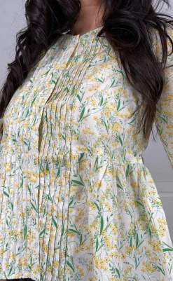 Discount Love & Divine Skjorte - Love1372 - Yellow Flower Skjorter