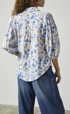 Online Love & Divine Skjorte - Love436-14 - Blue Flower Skjorter