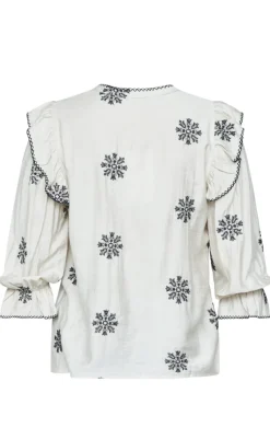 Hot Love & Divine Skjorte - Love1347 - Bamboo/Black Flower Skjorter