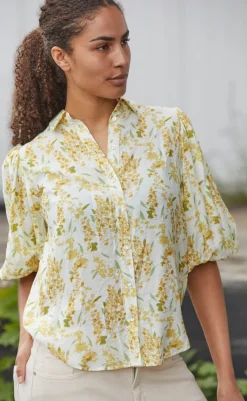 Outlet Love & Divine Skjorte - Love436-16 - Flower Skjorter