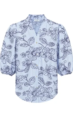 Hot Love & Divine Skjorte - Love456-5 - Blue/Stripe Skjorter