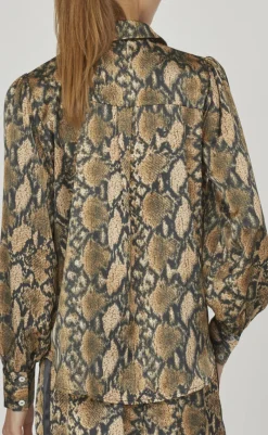 Love & Divine Skjorte - Love919-14 - Golden Snake Skjorter