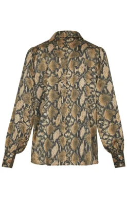Love & Divine Skjorte - Love919-14 - Golden Snake Skjorter