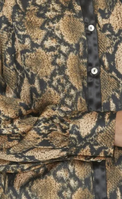 Love & Divine Skjorte - Love919-14 - Golden Snake Skjorter