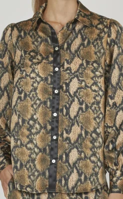 Love & Divine Skjorte - Love919-14 - Golden Snake Skjorter