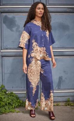 Hot Love & Divine Skjorte - Love971-12 - Navy/Paisley Skjorter