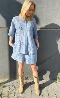 Online Love & Divine Skjorte - Love971-8 - D. Blue Skjorter