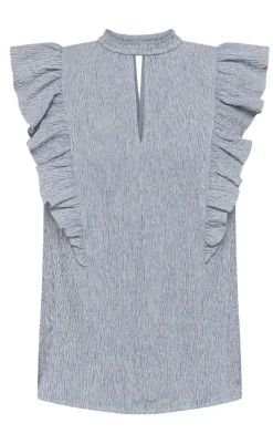 Discount Love & Divine Top - Love1327 - Blue/White Stripe T-shirts & Toppe