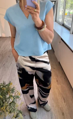 Best Love & Divine Top - Love1371 - Blue T-shirts & Toppe