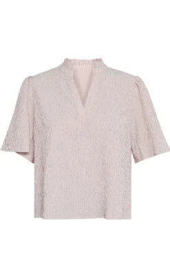 New Love & Divine Top - Love1296-1 - Red/White Stripe T-shirts & Toppe