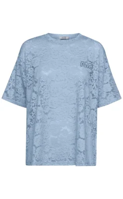 Love & Divine Top - Love1337 - Denim Blue T-shirts & Toppe