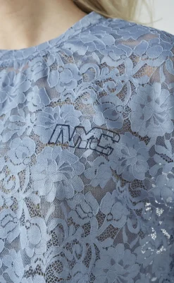 Love & Divine Top - Love1337 - Denim Blue T-shirts & Toppe