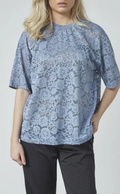 Love & Divine Top - Love1337 - Denim Blue T-shirts & Toppe