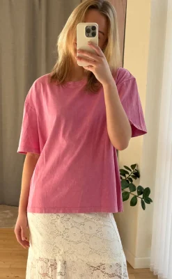 Sale Love & Divine T-shirt - Love1303-1 - Pink Wash T-shirts & Toppe