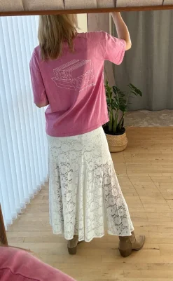 Sale Love & Divine T-shirt - Love1303-1 - Pink Wash T-shirts & Toppe