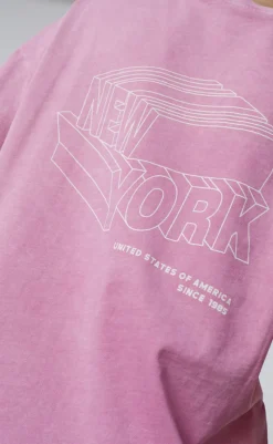 Sale Love & Divine T-shirt - Love1303-1 - Pink Wash T-shirts & Toppe