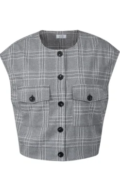 Clearance Love & Divine Vest - Love1287  -  Check Veste