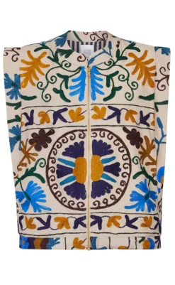 Discount Love & Divine Vest - Love1252  -  Sand Multi Veste