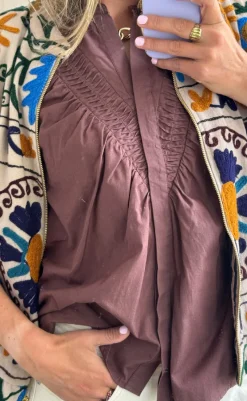 Discount Love & Divine Vest - Love1252  -  Sand Multi Veste