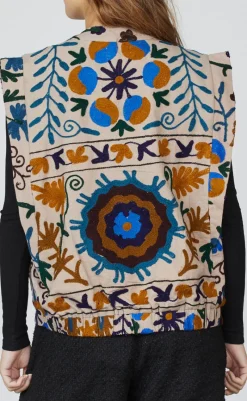 Discount Love & Divine Vest - Love1252  -  Sand Multi Veste