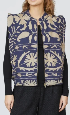 Best Love & Divine Vest - Love1252-1 -  Blue/Sand Veste