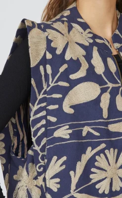 Best Love & Divine Vest - Love1252-1 -  Blue/Sand Veste