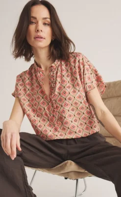 New Bluse - Maritoana - Hot Coral Bluser