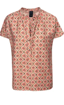 New Bluse - Maritoana - Hot Coral Bluser
